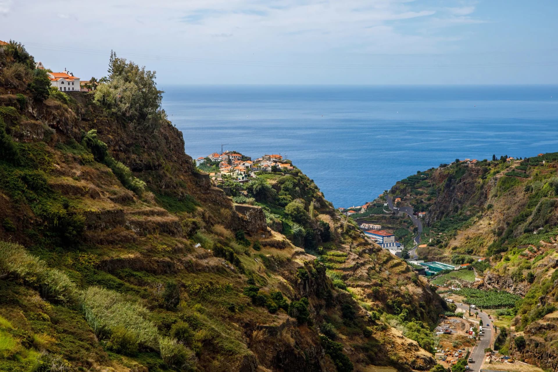 The village on the Madeira island