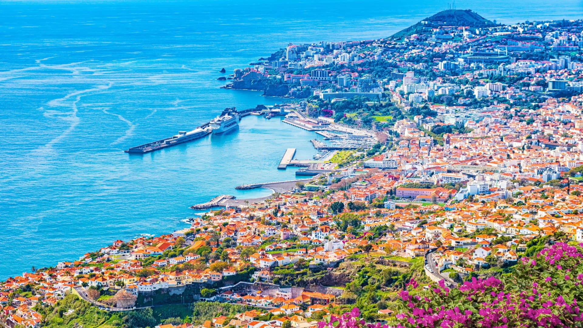 The capital of Madeira Island - Funchal city